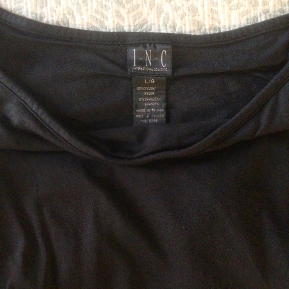 INC black tank top, Bra insert L - Picture 1 of 2